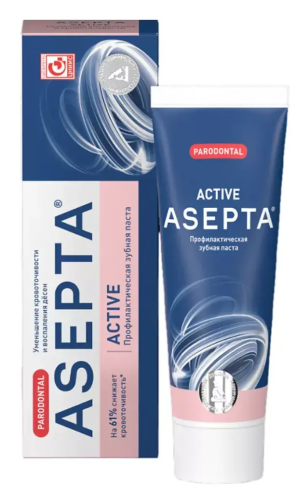 АСЕПТА паста зубная active 75мл